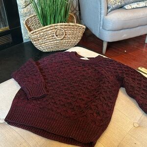 Etoile Isabel‎ Marant 100% Merino Wool Cable Knit Sweater Size 0